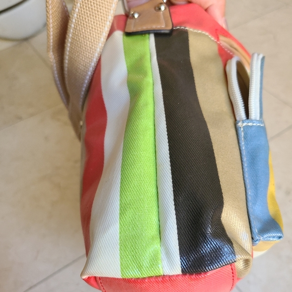 Giani Bernini multicolored striped adjustable bag - Picture 7 of 15